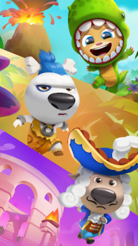 Baixar Talking Tom Time Rush Jogos de ação para Android captura de tela 5