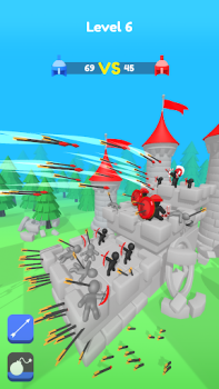 Baixar Merge Archers: Arqueiros Arcade para Android captura de tela 2