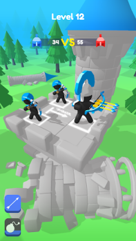 Baixar Merge Archers: Arqueiros Arcade para Android captura de tela 3