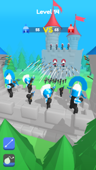 Baixar Merge Archers: Arqueiros Arcade para Android captura de tela 4