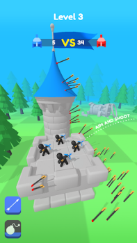 Baixar Merge Archers: Arqueiros Arcade para Android captura de tela 5