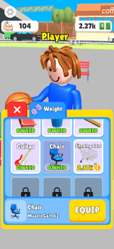 Baixar Lifting Hero Casual para Android captura de tela 2