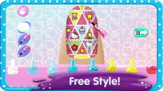 Baixar Salão de Unhas da Hello Kitty Casual para Android captura de tela 2