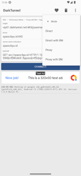 Baixar DarkTunnel - SSH DNSTT V2Ray Ferramentas para Android captura de tela 4