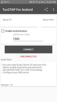 Baixar Tun2TAP Socks/HTTP to VPN Ferramentas para Android captura de tela 3