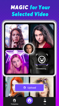 Baixar Facemega:Deepfake video maker Editores e Reprodutores de Vídeo para Android captura de tela 3