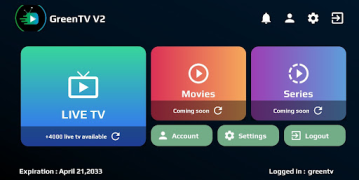 Baixar GreenTV V2 Editores e Reprodutores de Vídeo para Android captura de tela 4