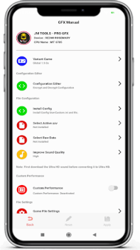 Baixar JM TOOLS Pro GFX For Any Games Ferramentas para Android captura de tela 4