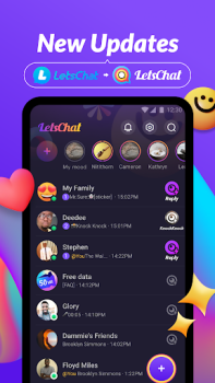 Baixar LetsChat Contato para Android captura de tela 3
