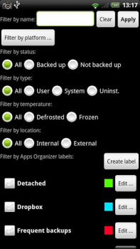 Baixar Titanium Backup Ferramentas para Android captura de tela 4