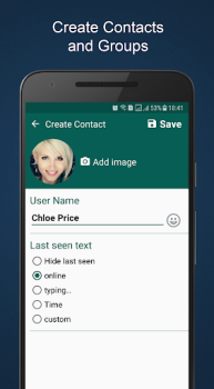 Baixar Fake Chat ChatsMock Text Prank Entretenimento para Android captura de tela 2