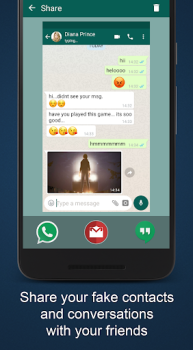 Baixar Fake Chat ChatsMock Text Prank Entretenimento para Android captura de tela 7