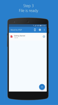 Baixar Word to PDF Emprego para Android captura de tela 4