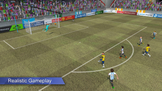 Baixar Pro League Soccer Jogos de esporte para Android captura de tela 2