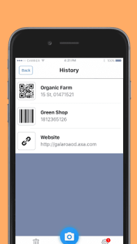 Baixar Leitor de codigo QR Emprego para Android captura de tela 5