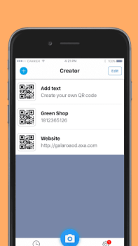 Baixar Leitor de codigo QR Emprego para Android captura de tela 7