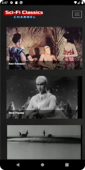 Baixar Sci-Fi Classic Movies Channel Entretenimento para Android captura de tela 2