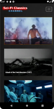 Baixar Sci-Fi Classic Movies Channel Entretenimento para Android captura de tela 3