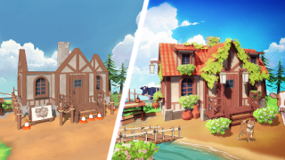 Baixar Cozy Islands – craft & build Simuladores para Android captura de tela 4