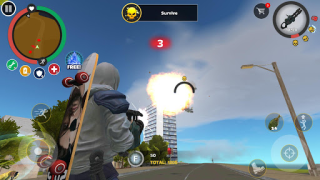 Baixar Rope Hero: Mafia City Wars Jogos de ação para Android captura de tela 2