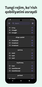 Baixar Noto'g'ri fe'llar jadvali Educação para Android captura de tela 3