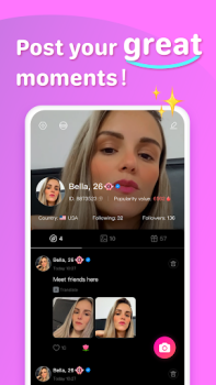 Baixar Candy Chat - Live video chat Entretenimento para Android captura de tela 5