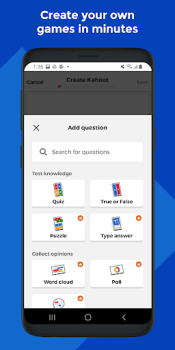 Baixar Kahoot! Play & Create Quizzes Educação para Android captura de tela 4