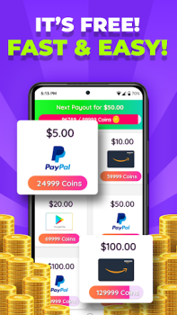 Baixar PLAYTIME - Earn Money Playing Entretenimento para Android captura de tela 4