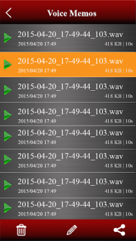 Baixar gravador de voz Música e áudio para Android captura de tela 2