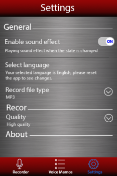 Baixar gravador de voz Música e áudio para Android captura de tela 4