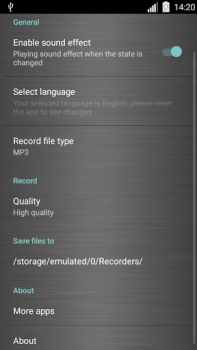 Baixar gravador de voz Música e áudio para Android captura de tela 7