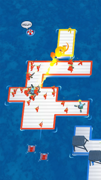 Baixar War of Rafts: Crazy Sea Battle Arcade para Android captura de tela 4