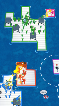 Baixar War of Rafts: Crazy Sea Battle Arcade para Android captura de tela 5
