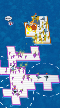 Baixar War of Rafts: Crazy Sea Battle Arcade para Android captura de tela 6