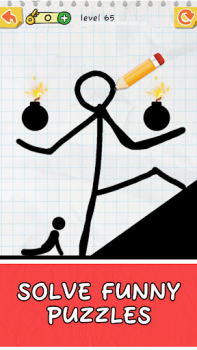 Baixar Draw 2 Save: Stickman Puzzle Quebra-cabeças para Android captura de tela 4