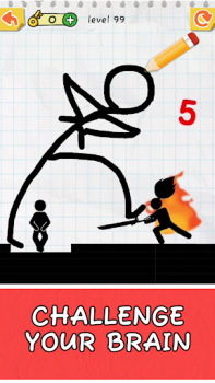 Baixar Draw 2 Save: Stickman Puzzle Quebra-cabeças para Android captura de tela 5