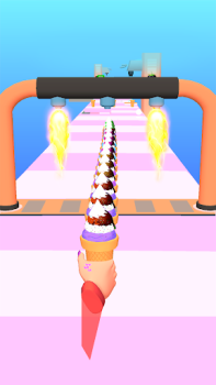 Baixar Ice Cream Stack Runner Games Arcade para Android captura de tela 3