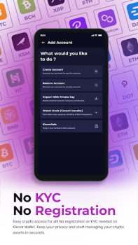Baixar Klever Wallet: Bitcoin, Crypto Finanças para Android captura de tela 6