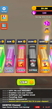 Baixar TCG Hyper Card Idle Streamer Jogos de tabuleiro para Android captura de tela 5
