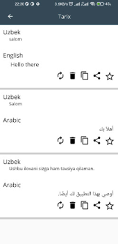 Baixar O'zbekcha-arabcha tarjimon Educação para Android captura de tela 5