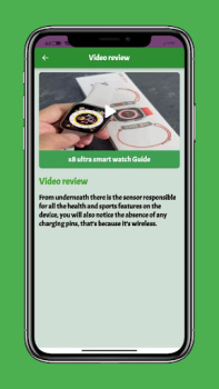 Baixar x8 ultra smart watch Guide Educação para Android captura de tela 5