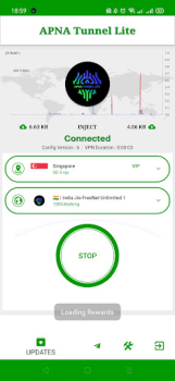 Baixar APNA TUNNEL LITE Ferramentas para Android captura de tela 3