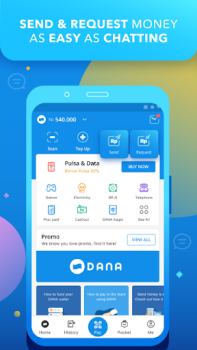 Baixar DANA Indonesia Digital Wallet Finanças para Android captura de tela 2