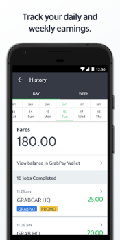 Baixar Grab Driver: App for Partners Mapas e navegação para Android captura de tela 4