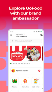 Baixar Gojek - Transportasi & Makanan Viagens para Android captura de tela 3