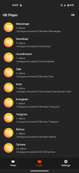 Baixar HB Video Player Editores e Reprodutores de Vídeo para Android captura de tela 2