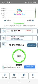 Baixar Tx Tunnel Pro - Super Fast Net Ferramentas para Android captura de tela 3
