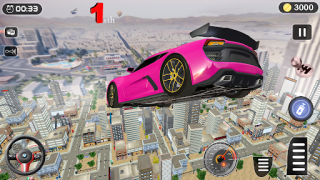 Baixar Acrobacias de carros rampa 3d Jogos de papéis para Android captura de tela 2