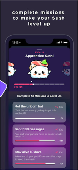 Baixar SUSH Crie um Pet Virtual Social para Android captura de tela 6