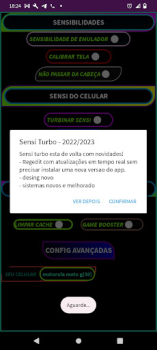 Baixar Sensi Turbo Wh REGEDIT - FFH4X Entretenimento para Android captura de tela 2